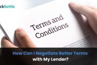 How to negotiate better loan terms with lenders