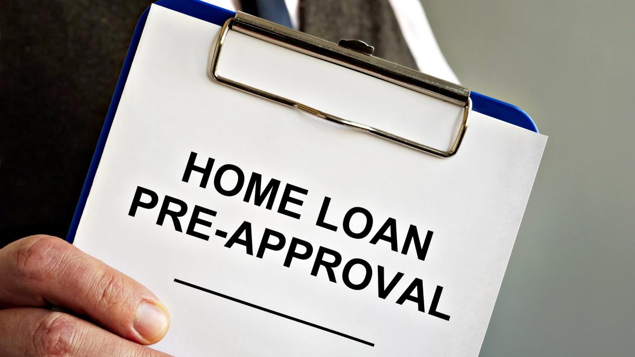 How does loan pre-approval work and why is it important