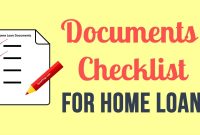What documents are needed for loan applications?