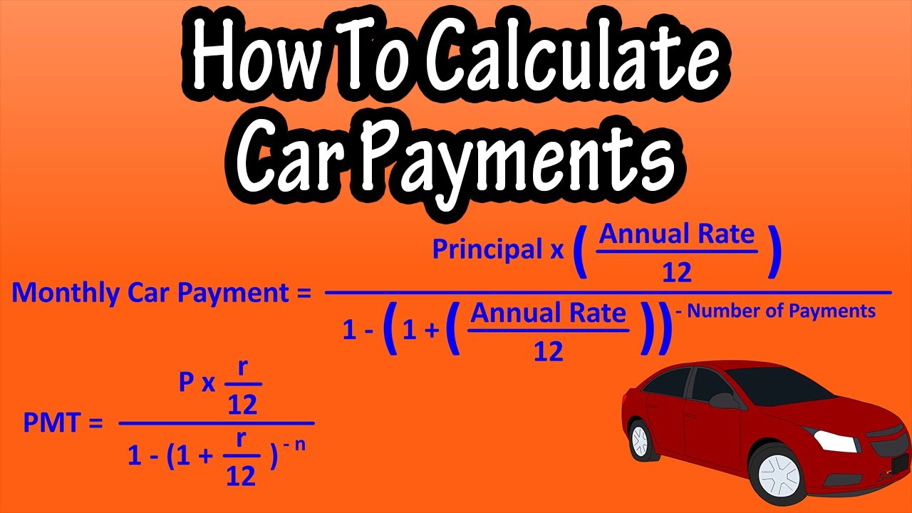 How To Calculate Monthly Payments For A Car Loan