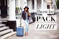 How to pack light for international travel How to pack light for international travel