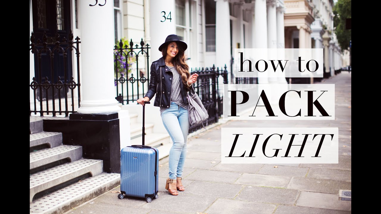 How to pack light for international travel